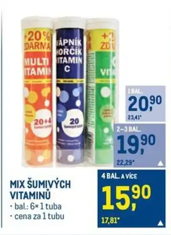 Makro MIX ŠUMIVÝCH VITAMINŮ nabídka