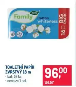 Makro TOALETNÍ PAPÍR 2VRSTVÝ 18 m nabídka