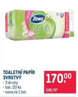 Makro TOALETNÍ PAPÍR 3VRSTVÝ nabídka