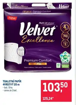 Makro TOALETNÍ PAPÍR 4VRSTVÝ 20 m nabídka