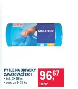 Makro PYTLE NA ODPADKY ZAVAZOVACÍ 120 l nabídka