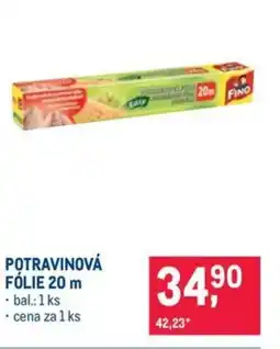 Makro POTRAVINOVÁ FÓLIE 20 m nabídka