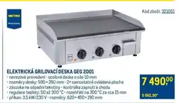 Makro ELEKTRICKÁ GRILOVACÍ DESKA GEG 2001 nabídka