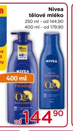 TOP drogerie Nivea tělové mléko nabídka