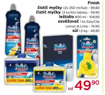 TOP drogerie Finish čistič myčky nabídka