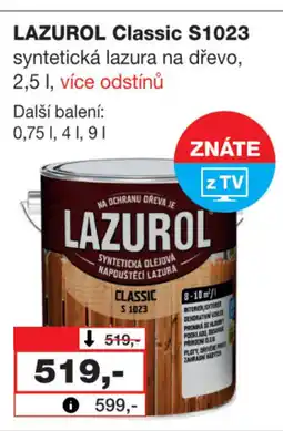 Barvy a laky drogerie LAZUROL Classic S1023 nabídka
