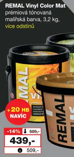 Barvy a laky drogerie REMAL Vinyl Color Mat nabídka