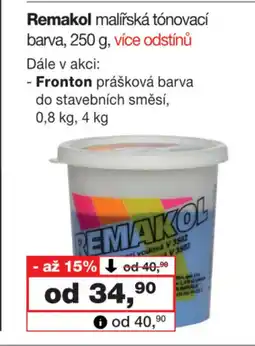 Barvy a laky drogerie Remakol malířská tónovací barva, 250 g nabídka
