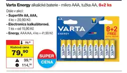 Barvy a laky drogerie Varta Energy nabídka