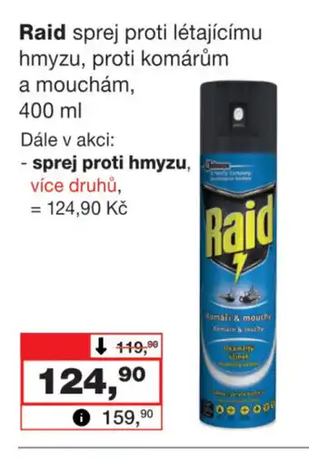 Barvy a laky drogerie Raid nabídka