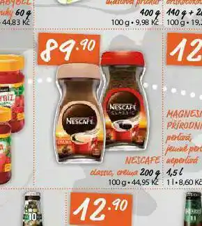 Terno Káva nescafé classic, crema nabídka