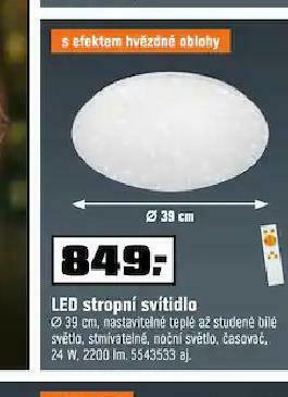 OBI Led stropní svítidlo nabídka