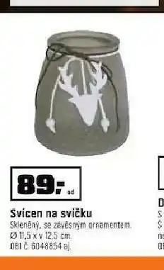OBI Svícen na svíčku nabídka