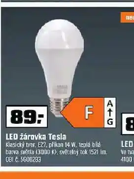 Led žárovka tesla