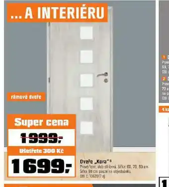 OBI Dveře kora nabídka