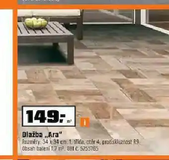 OBI Dlažba ara nabídka