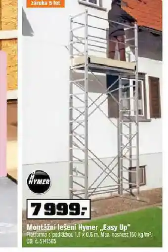OBI Montážní lešení hymer nabídka