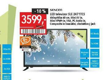 Globus Led televizor sencor 60 cm nabídka