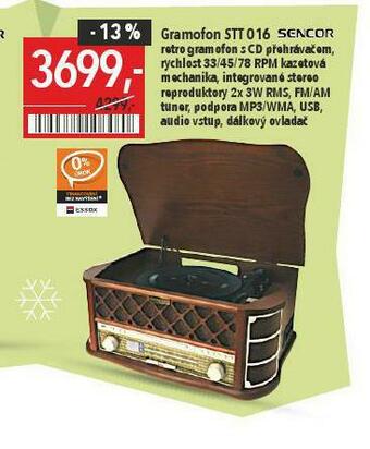 Globus Gramofon sencor nabídka