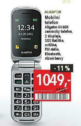 Globus Mobilní telefon aligator nabídka