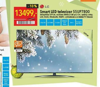 Globus Smart led televizor lg 139 cm nabídka