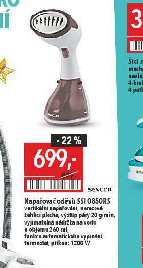 Globus Napařovač oděvů sencor nabídka