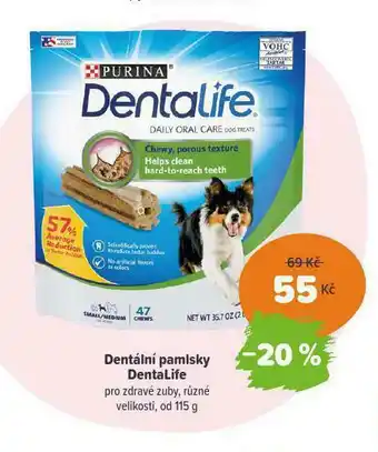 Pet Center Dentální pamslyk dentalife nabídka