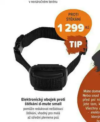 Pet Center Elektronický obojek proti štěkání d-mute small nabídka