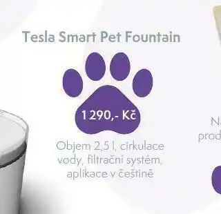 Pet Center Tesla smart pet fountain nabídka