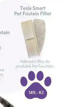 Pet Center Tesla smart pet foutain filter nabídka