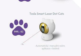 Tesla smart laser dot cats