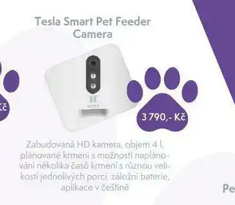 Tesla smart pet feeder camera
