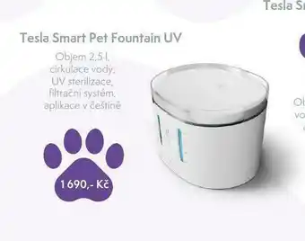 Pet Center Tesla smart fountain uv nabídka