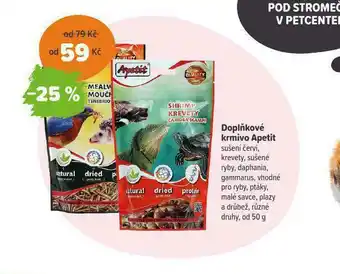Pet Center Doplňkové krmivo apetit nabídka