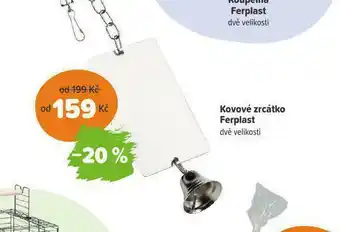 Kovové zrcátko ferplast