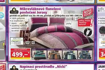 Norma Mikrovláknové flanelové povlečení jersey nabídka