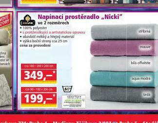 Norma Napínací prostěradlo 180-200 x 200 cm nabídka