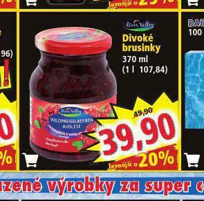 Norma Divoké brusinky nabídka
