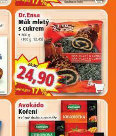 Norma Dr. ensa mák mletý s cukrem nabídka