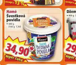 Norma Hamé švestková povidla nabídka