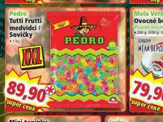 Norma Pedro tutti frutti / medvídci nabídka