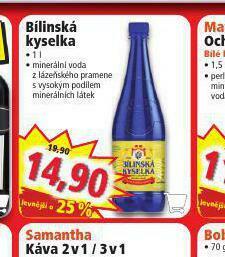 Norma Bílinská kyselka nabídka