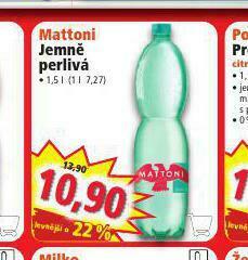 Norma Mattoni jemně perlivá nabídka