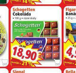 Norma Schogetten čokoláda nabídka