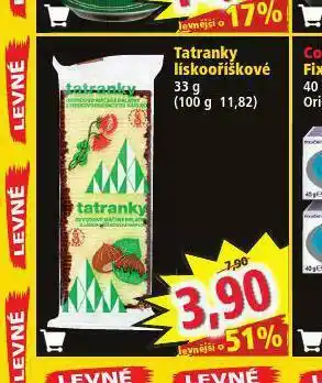 Norma Tatranky lískoříškové nabídka