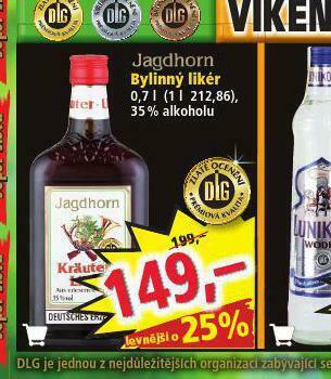 Norma Jagdhorn bylinný likér nabídka