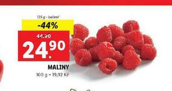 Lidl Maliny nabídka