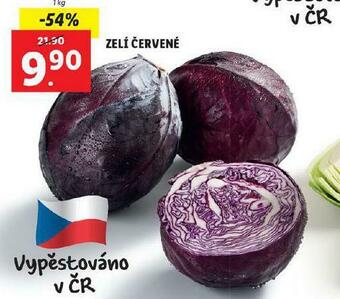 Lidl Zelí červené nabídka
