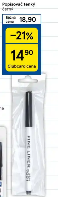 Tesco Popisovač tenký nabídka