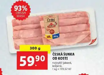 Lidl Česká šunka od koti nabídka